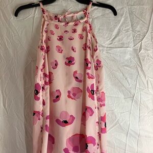 CAbi Pink Floral Blouse